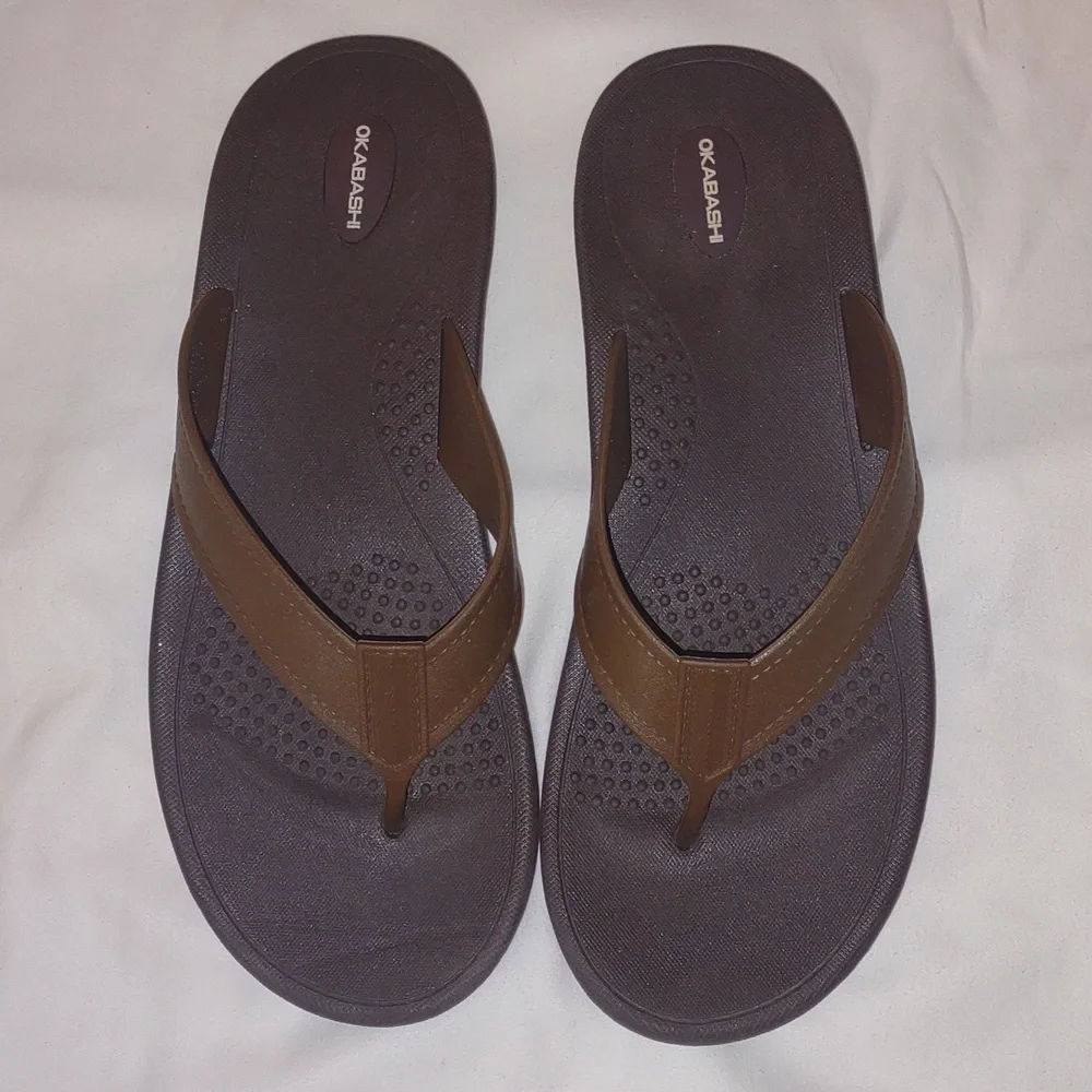 Men's Okabashi Mariner Flip Flops Size 12/13